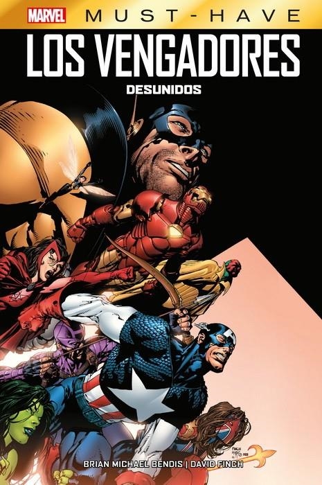 MARVEL MUST-HAVE VENGADORES # 01 DESUNIDOS NUEVA EDICIÓN | 9788411014281 | BRIAN MICHAEL  BENDIS - DAVID FINCH | Universal Cómics