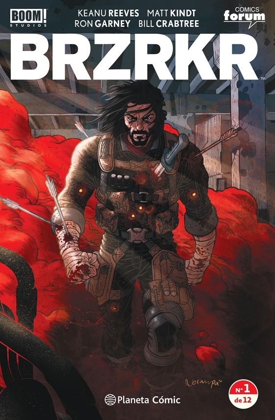 BRZRKR # 01 | 9788411120074 | KEANU REEVES - MATT KINDT - RON GARNEY  | Universal Cómics