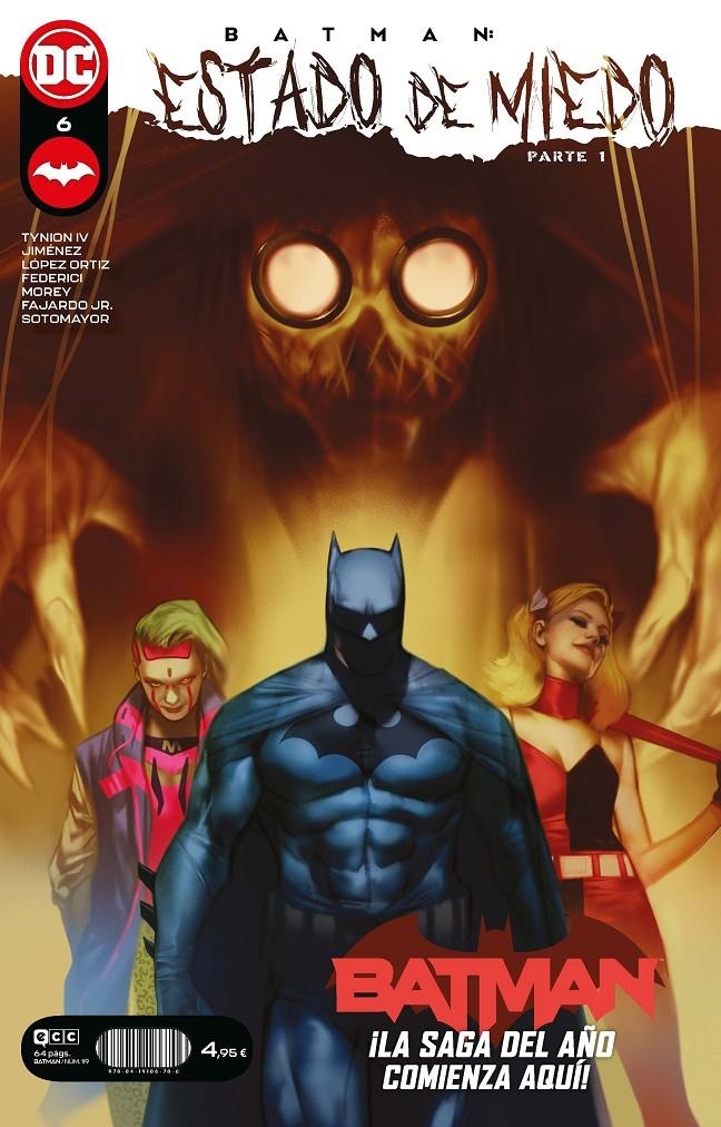 BATMAN # 119  NUEVA ETAPA 6 ESTADO DE MIEDO | 9788419186706 | JAMES TYNION IV - JORGE JIMÉNEZ - RICARDO LÓPEZ ORTIZ - RICCARDO FEDERICI