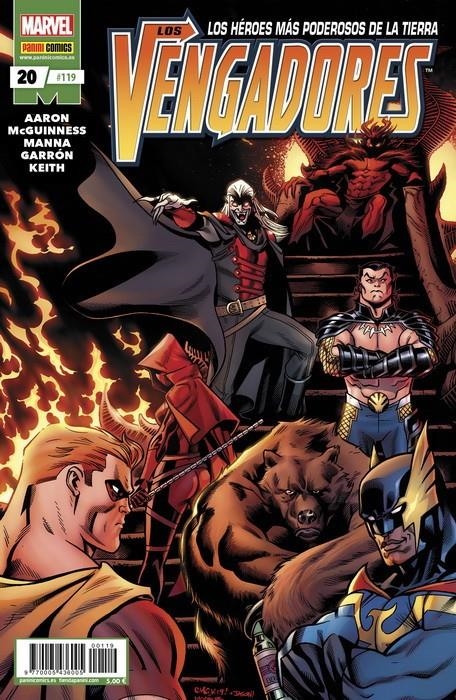 2AMA VENGADORES VOL 4 # 119 VENGADORES 20 | 9999900070378 | JASON AARON -  ED MCGUINNESS - JAVIER GARRÓN