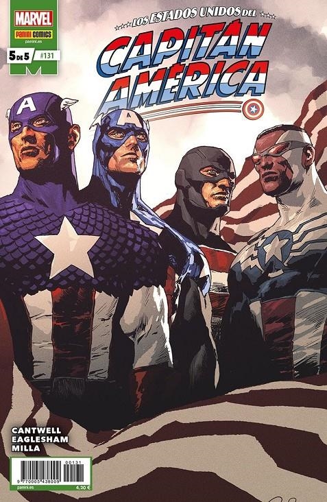 CAPITÁN AMÉRICA VOL 8 # 131 LOS ESTADOS UNIDOS DEL CAPITÁN AMÉRICA 5 | 977000543800900131 | CHRISTOPHER CANTWELL - DALE EAGLESHAM | Universal Cómics