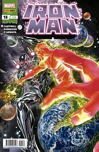 INVENCIBLE IRON MAN VOL 2 # 134 IRON MAN NUEVA ETAPA 15 | 977000544300300134 | CHRISTOPHER CANTWELL - IBRAIM ROBERSON