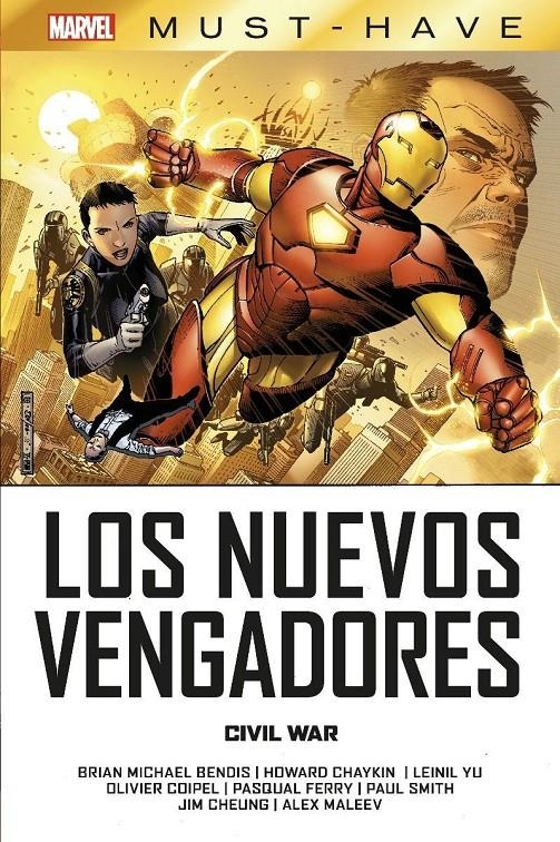 MARVEL MUST-HAVE LOS NUEVOS VENGADORES # 05 CIVIL WAR | 9788411014014 | ALEX MALEEV - HOWARD CHAYKIN - LEINIL FRANCIS YU - PASQUAL FERRY - JIM CHEUNG - BRIAN MICHAEL BENDIS | Universal Cómics