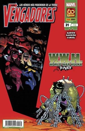 2AMA VENGADORES VOL 4 # 132 VENGADORES 31 | 9999900071573 | JASON AARON - JAVIER GARRÓN - | Universal Cómics
