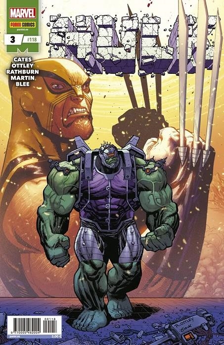 INCREÍBLE HULK VOLUMEN II # 118 HULK NUEVA ETAPA 3 | 977000546200400118 | RYAN OTTLEY - DONNY CATES | Universal Cómics