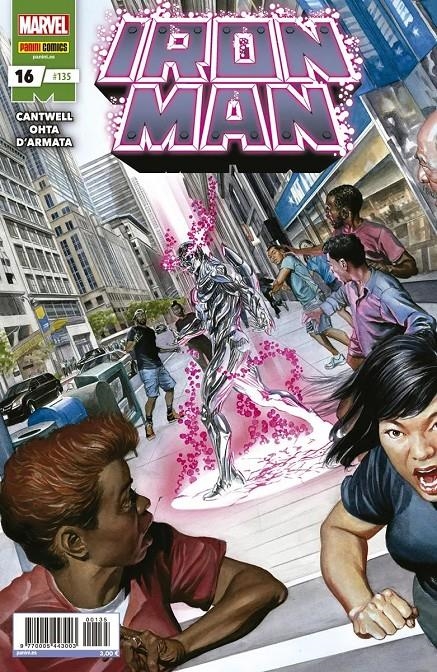 INVENCIBLE IRON MAN VOL 2 # 135 IRON MAN NUEVA ETAPA 16 | 977000544300300135 | CHRISTOPHER CANTWELL - IBRAIM ROBERSON