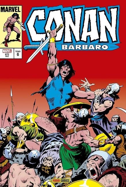 CONAN EL BÁRBARO MARVEL ÓMNIBUS # 06 | 9788411015899 | GARY KWAPISZ - LARRY YAKATA - VAL MAYERIK - BOB CAMP - PETER B. GILLIS - JOHN BUSCEMA | Universal Cómics