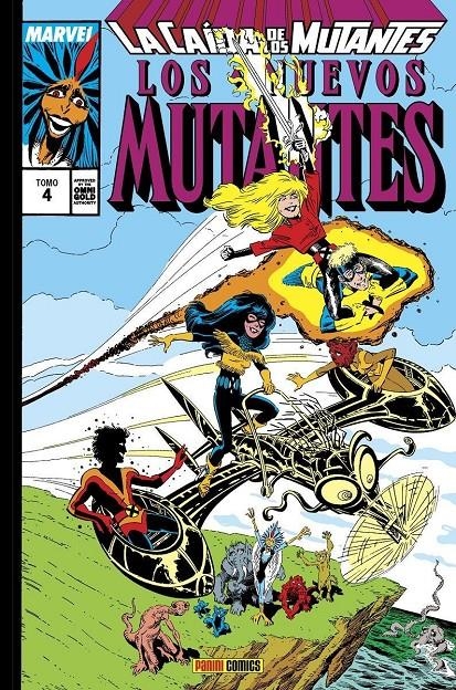 LOS NUEVOS MUTANTES OMNIGOLD # 04 LA CAÍDA DE LOS MUTANTES | 9788411014465 | LOUISE SIMONSON - TERRY SHOEMAKER - JUNE BRIGMAN - CHRIS CLAREMONT - JON J. MUTH - BRET BLEVINS | Universal Cómics