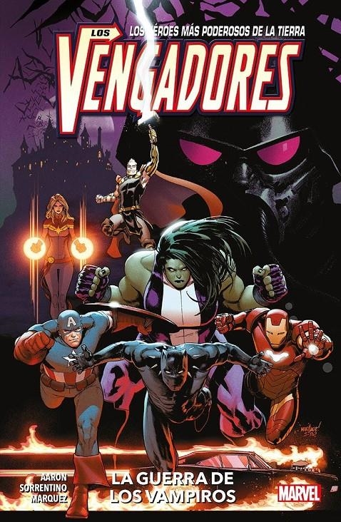 MARVEL PREMIERE LOS VENGADORES # 03 LA GUERRA DE LOS VAMPIROS | 9788411016636 | DAVID MARQUEZ - JASON AARON - ED MCGUINNESS - SARA PICHELLI | Universal Cómics