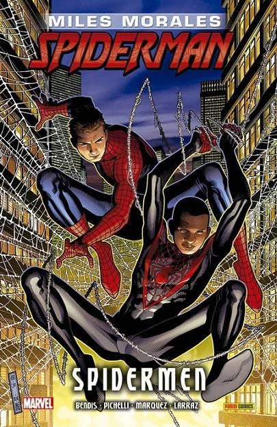 ULTIMATE SPIDERMAN INTEGRAL MILES MORALES # 02 SPIDERMEN NUEVA EDICIÓN | 9788411017879 | BRIAN MICHAEL BENDIS - SARA PICHELLI - DAVID MARQUEZ - PEPE LARRAZ | Universal Cómics