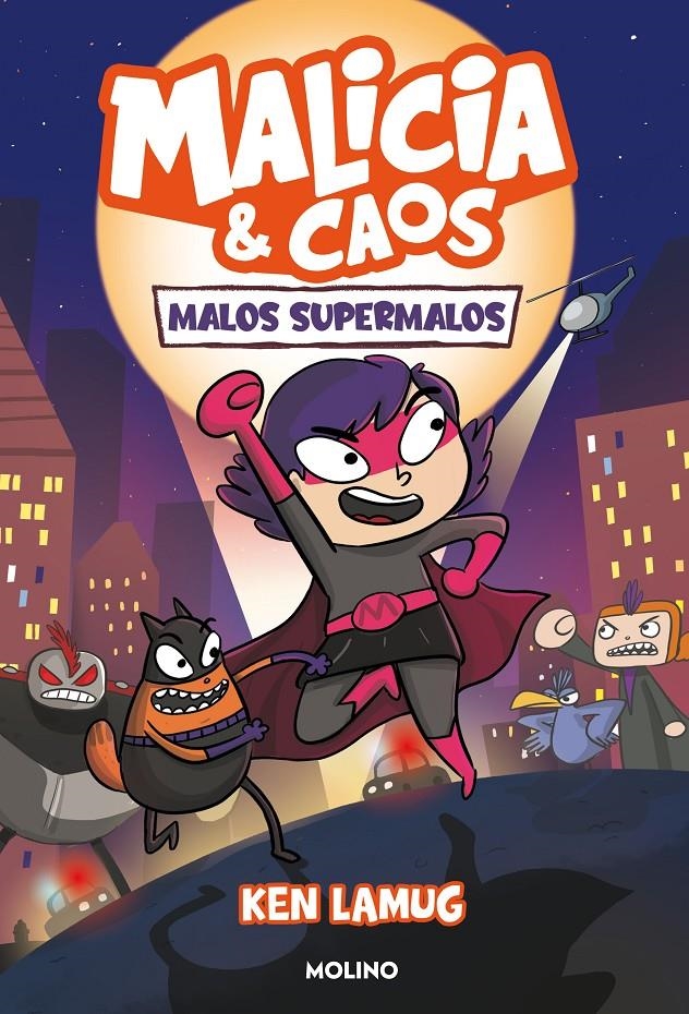 MALICIA Y CAOS # 01 MALOS SUPERMALOS | 9788427223554 | KEN LAMUG | Universal Cómics