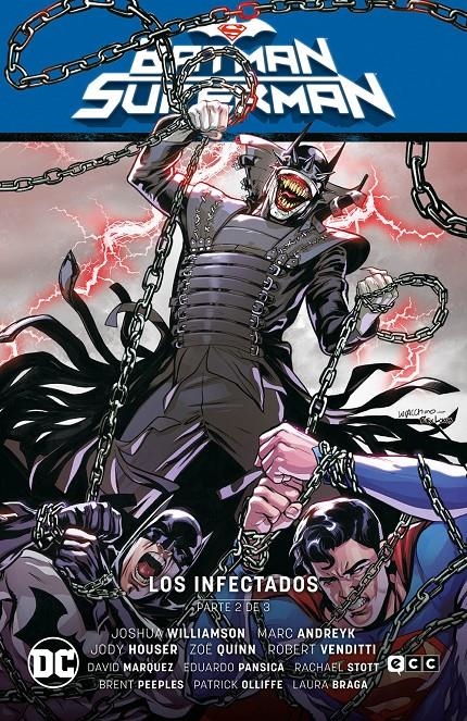 BATMAN SUPERMAN TOMO # 02 LOS INFECTADOS PARTE 2 (EL INFIERNO SE ALZA PARTE 2) | 9788419279965 | DAVID MARQUEZ - JOSHUA WILLIAMSON - EDUARDO PANSICA - JODY HOUSER - JOE BENNET | Universal Cómics