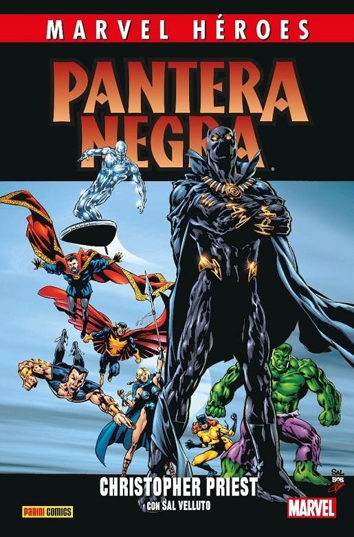 COLECCIONABLE HÉROES MARVEL # 110 PANTERA NEGRA DE CHRISTOPHER PRIEST 2 | 9788411017251 | CHRISTOPHER PRIEST - SAL VELLUTO - JIM CALAFIORE - JON BOGDANOVE - NORM BREYFOGLE - JORGE LUCAS | Universal Cómics