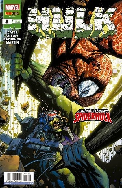 INCREÍBLE HULK VOLUMEN II # 120 HULK NUEVA ETAPA 5 | 977000546200400120 | RYAN OTTLEY - DONNY CATES | Universal Cómics