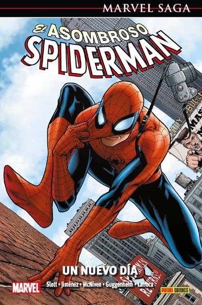 EL ASOMBROSO SPIDERMAN TOMO # 14 UN NUEVO DÍA NUEVA EDICIÓN | 9788411019088 | DAN SLOTT - MARC GUGGENHEIM - PHIL JIMENEZ - STEVE MCNIVEN - SALVADOR LARROCA | Universal Cómics