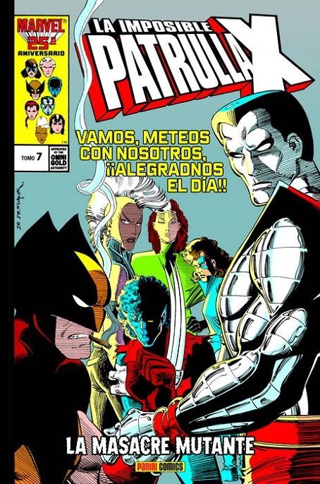 LA IMPOSIBLE PATRULLA-X OMNIGOLD # 07 LA MASACRE MUTANTE NUEVA EDICIÓN | 9788411019217 | MARC SILVESTRI - ARTHUR ADAMS - JOHN ROMITA JR. - JON BOGDANOVE - CHRIS CLAREMONT - RICK LEONARDI | Universal Cómics