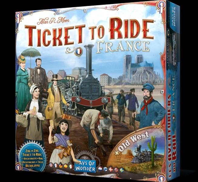 AVENTUREROS AL TREN ! JUEGO DE TABLERO FRANCIA (Y EL VIEJO OESTE) | 824968721285 | ALAN R. MOON | Universal Cómics