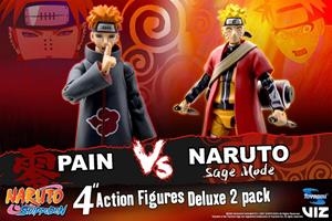 PACK SAGE MODE NARUTO VS PAIN 2 FIGURAS 10 CM NARUTO 25TH ANNIVERSARY  | 0819872012772 | Universal Cómics