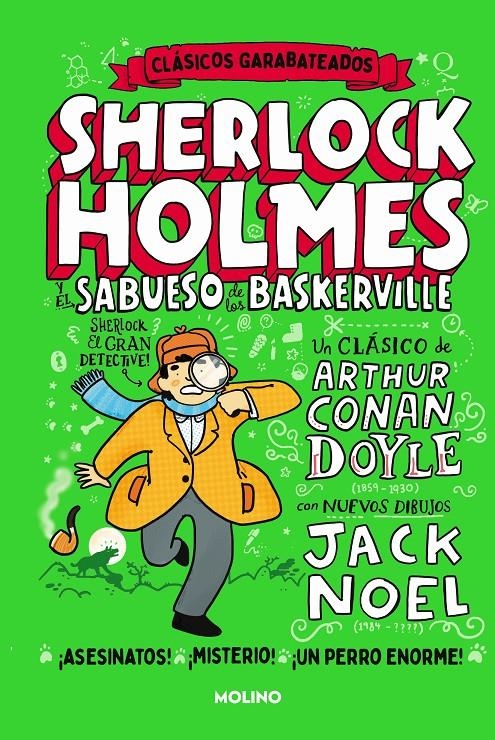 CLÁSICOS GARABATEADOS # 01 EL SABUESO DE LOS BASKERVILLE | 9788427219373 | JACK NOEL | Universal Cómics