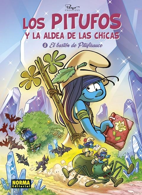 LOS PITUFOS Y LA ALDEA DE LAS CHICAS # 05 EL BASTÓN DE PITUFISAUCE | 9788467952179 | ESTUDIO PEYO | Universal Cómics