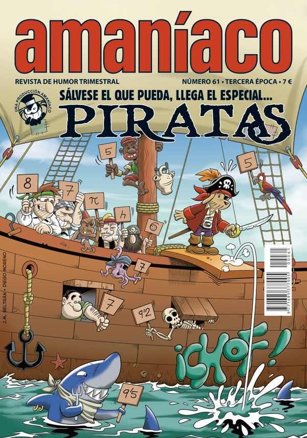 AMANÍACO III ÉPOCA # 61 ESPECIAL PIRATAS | 977169537700500061 | VARIOS AUTORES | Universal Cómics