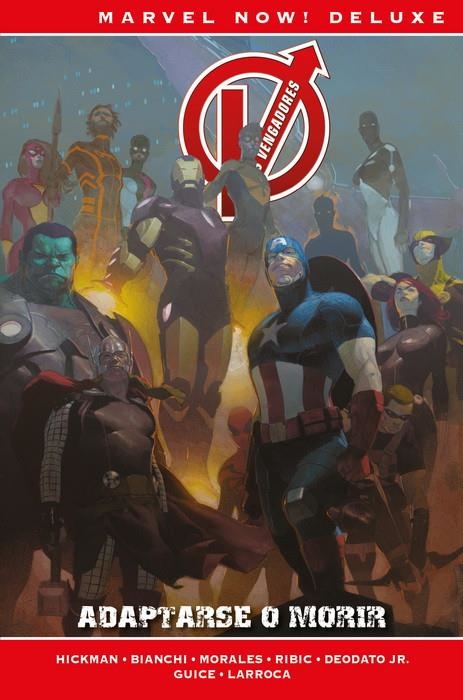 LOS VENGADORES DE JONATHAN HICKMAN # 05 ADAPTARSE O MORIR | 9788411500005 | SALVADOR LARROCA - JONATHAN HICKMAN - ESAD RIBIC - SIMONE BIANCHI - RAGS MORALES | Universal Cómics