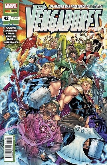 VENGADORES VOL 4 # 143 VENGADORES 42 | 977000543600500143 | AARON KUDER - JAVIER GARRÓN - JASON AARON | Universal Cómics