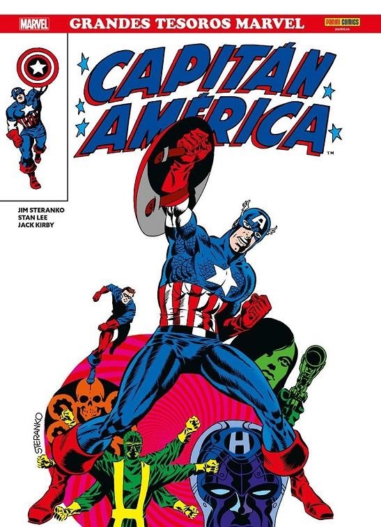 GRANDES TESOROS MARVEL CAPITÁN AMÉRICA DE JIM STERANKO | 9788411016391 | JACK KIRBY - JIM STERANKO - STAN LEE | Universal Cómics