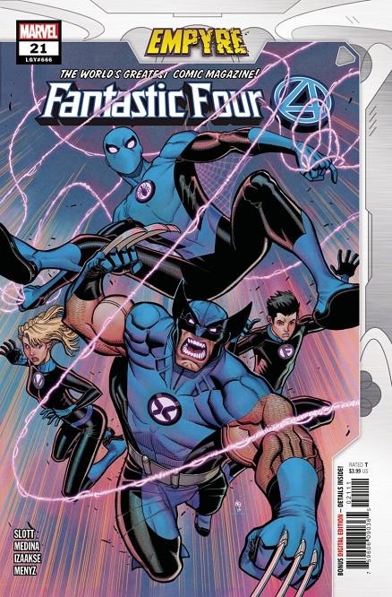 USA FANTASTIC FOUR # 21 | 75960609036502111 | DAN SLOTT - PACO MEDINA - SEAN IZAAKSE | Universal Cómics