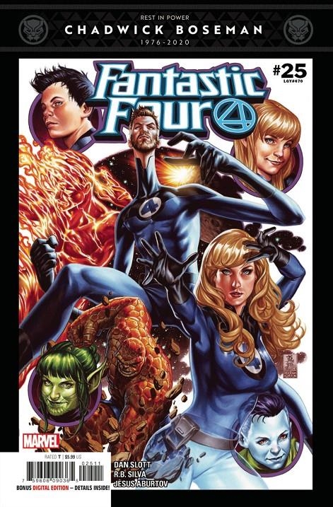 USA FANTASTIC FOUR # 25 | 75960609036502511 | DONNY CATES - R. B. SILVA | Universal Cómics