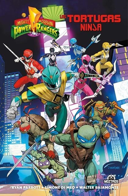 MIGHTY MORPHIN POWER RANGERS VS. LAS TORTUGAS NINJA | 9788418955396 | RYAN PARROT - SIMONE DI MEO - WALTER BAIAMONTE