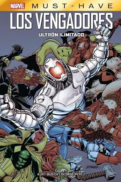 MARVEL MUST-HAVE VENGADORES, ULTRÓN ILIMITADO | 9788411018081 | GEORGE PÉREZ - KURT BUSIEK | Universal Cómics