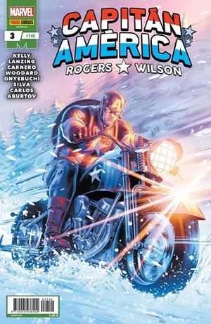CAPITÁN AMÉRICA VOL 8 # 140 ROGERS / WILSON, CAPITÁN AMÉRICA 3  | 977000543800900140 | R.B. SILVA - CARMEN CARNERO - TOCHI ONYEBUCHI - COLLIN KELLY - JACKSON LANZING | Universal Cómics