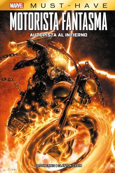 MARVEL MUST-HAVE MOTORISTA FANTASMA, AUTOPISTA AL INFIERNO | 9788411017381 | CLAYTON CRAIN - GARTH ENNIS