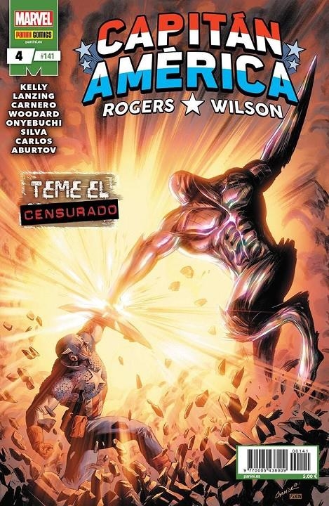 CAPITÁN AMÉRICA VOL 8 # 141 ROGERS / WILSON, CAPITÁN AMÉRICA 4 | 977000543800900141 | R.B. SILVA - CARMEN CARNERO - TOCHI ONYEBUCHI - COLLIN KELLY - JACKSON LANZING | Universal Cómics