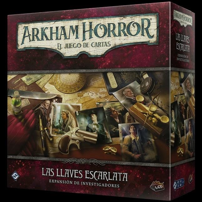 ARKHAM HORROR LA LLAVE ESCARLATA EXPANSION DE INVESTIGADORES | 841333119331 | Universal Cómics