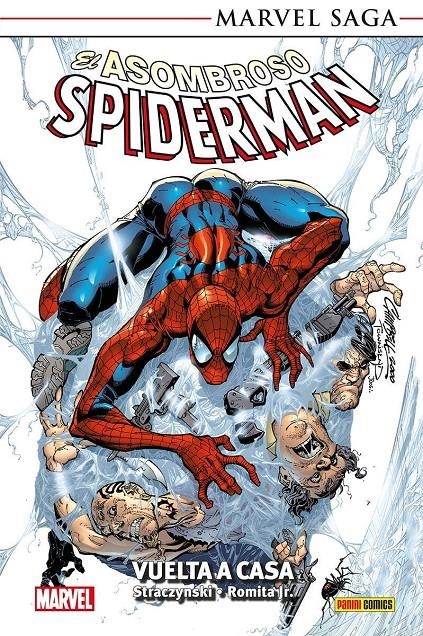 EL ASOMBROSO SPIDERMAN MARVEL SAGA RÚSTICA # 01 VUELTA A CASA | 9788411501750 | JOE M. STRACZYNSKI - JOHN ROMITA JR. | Universal Cómics