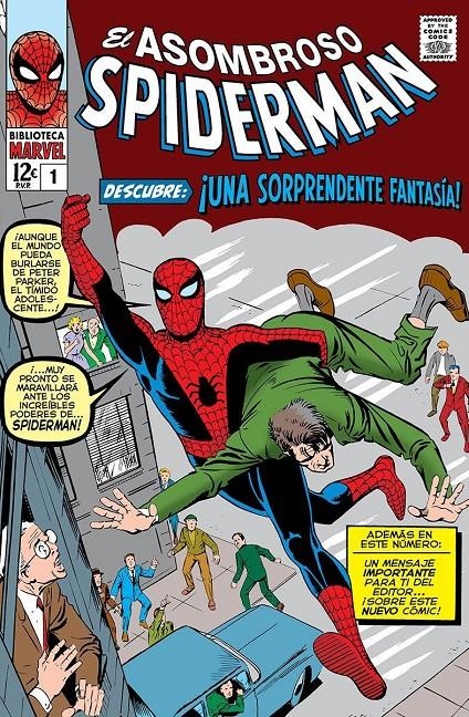 BIBLIOTECA MARVEL EL ASOMBROSO SPIDERMAN # 01 DE 1962 A 1963 | 9788411501590 | STAN LEE - JACK KIRBY - STEVE DITKO | Universal Cómics