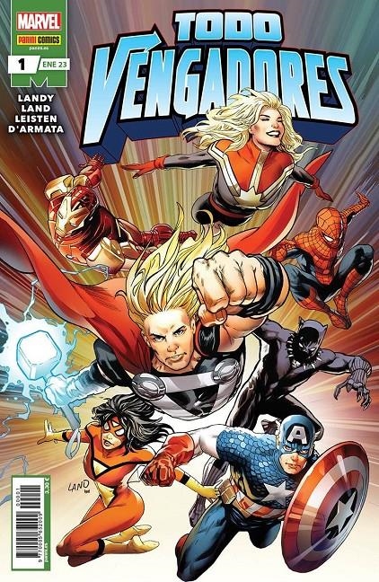 TODO VENGADORES # 01 | 977000565200900001 | DEREK LANDY - GREG LAND | Universal Cómics