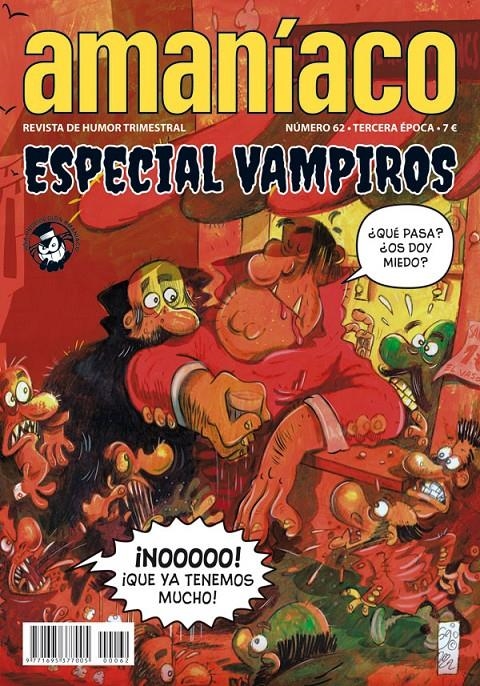 AMANÍACO III ÉPOCA # 62 ESPECIAL VAMPIROS | 977169537700500062 | VARIOS AUTORES | Universal Cómics