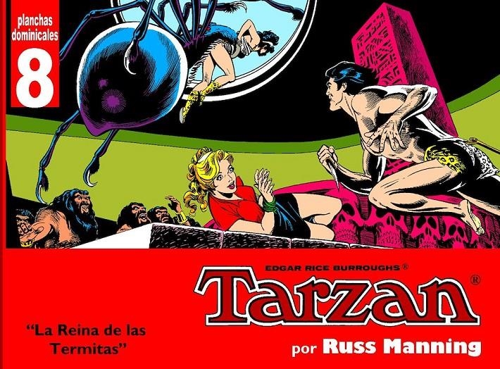 TARZAN PLANCHAS DOMINICALES DE RUSS MANNING # 08 | 9789898355423 | EDGAR RICE BURROUGHS - RUSS MANNING | Universal Cómics