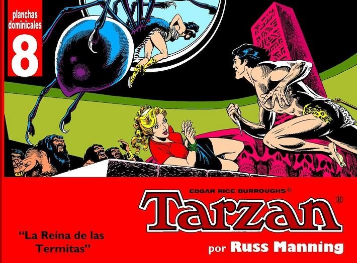 TARZAN PLANCHAS DOMINICALES DE RUSS MANNING # 08 | 9789898355423 | EDGAR RICE BURROUGHS - RUSS MANNING