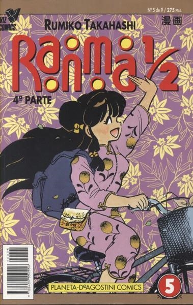 RANMA 1 / 2 VOLUMEN IV # 05 | 978843955055600005 | RUMIKO TAKAHASHI | Universal Cómics