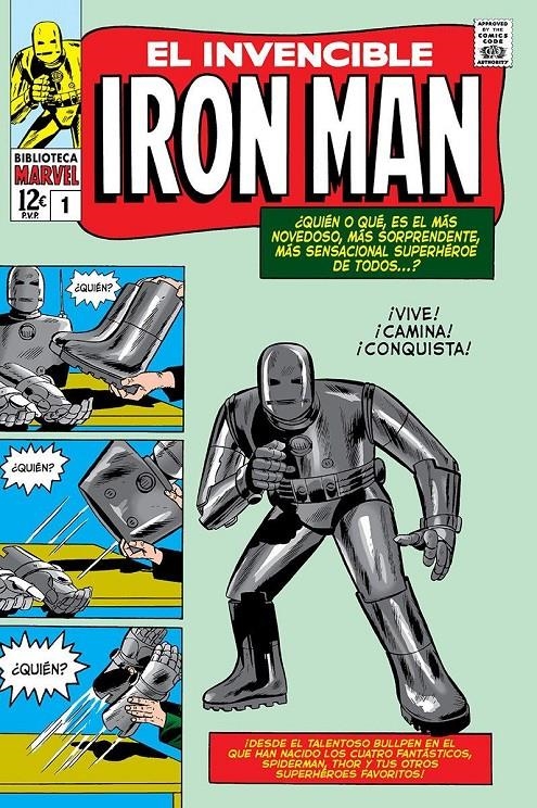 BIBLIOTECA MARVEL EL INVENCIBLE IRON MAN # 01 DE 1963 | 9788411502085 | STAN LEE - JACK KIRBY - STEVE DITKO - DON HECK | Universal Cómics