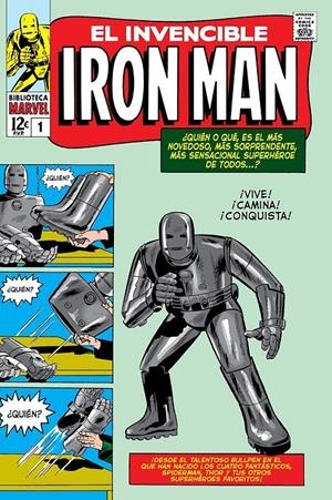 BIBLIOTECA MARVEL EL INVENCIBLE IRON MAN # 01 DE 1963 | 9788411502085 | STAN LEE - JACK KIRBY - STEVE DITKO - DON HECK | Universal Cómics