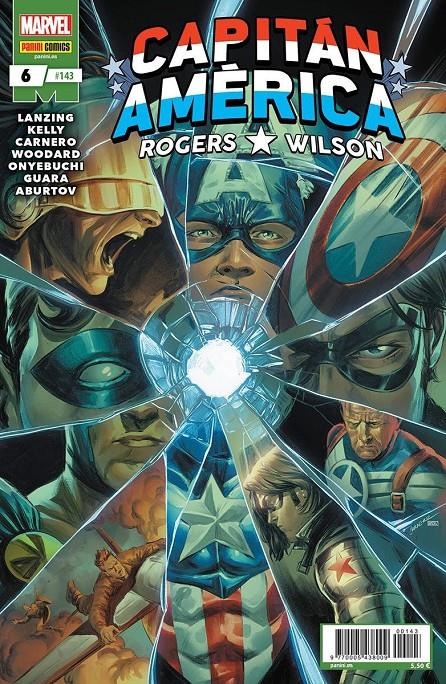 CAPITÁN AMÉRICA VOL 8 # 143 ROGERS / WILSON, CAPITÁN AMÉRICA 6 | 977000543800900143 | R.B. SILVA - CARMEN CARNERO - TOCHI ONYEBUCHI - COLLIN KELLY - JACKSON LANZING | Universal Cómics