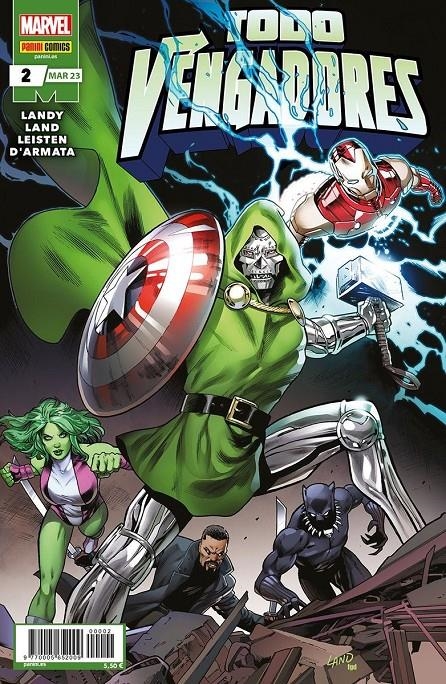 TODO VENGADORES # 02 | 977000565200900002 | DEREK LANDY - GREG LAND | Universal Cómics