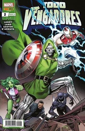 TODO VENGADORES # 02 | 977000565200900002 | DEREK LANDY - GREG LAND | Universal Cómics