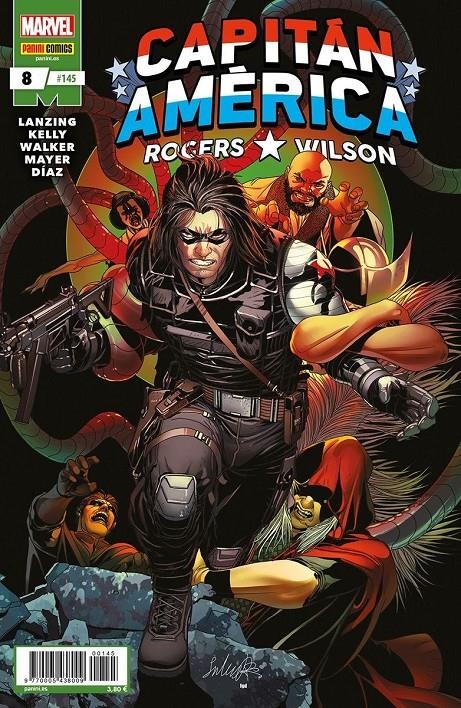 CAPITÁN AMÉRICA VOL 8 # 145 ROGERS / WILSON, CAPITÁN AMÉRICA 8 | 977000543800900145 | COLLIN KELLY - JACKSON LANZING - KEV WALKER