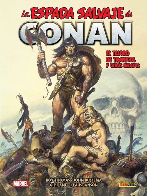 BIBLIOTECA CONAN LA ESPADA SALVAJE DE CONAN # 15 EL TESORO DE TRANICOS | 9788411502078 | ROY THOMAS - JOHN BUSCEMA - ERNIE COLON | Universal Cómics